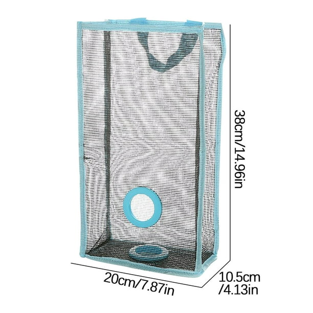 Bolsa de basura para almacenar, bolsa de plástico ecológica, bolsa de compras, bolsa de malla extraíble para colgar.