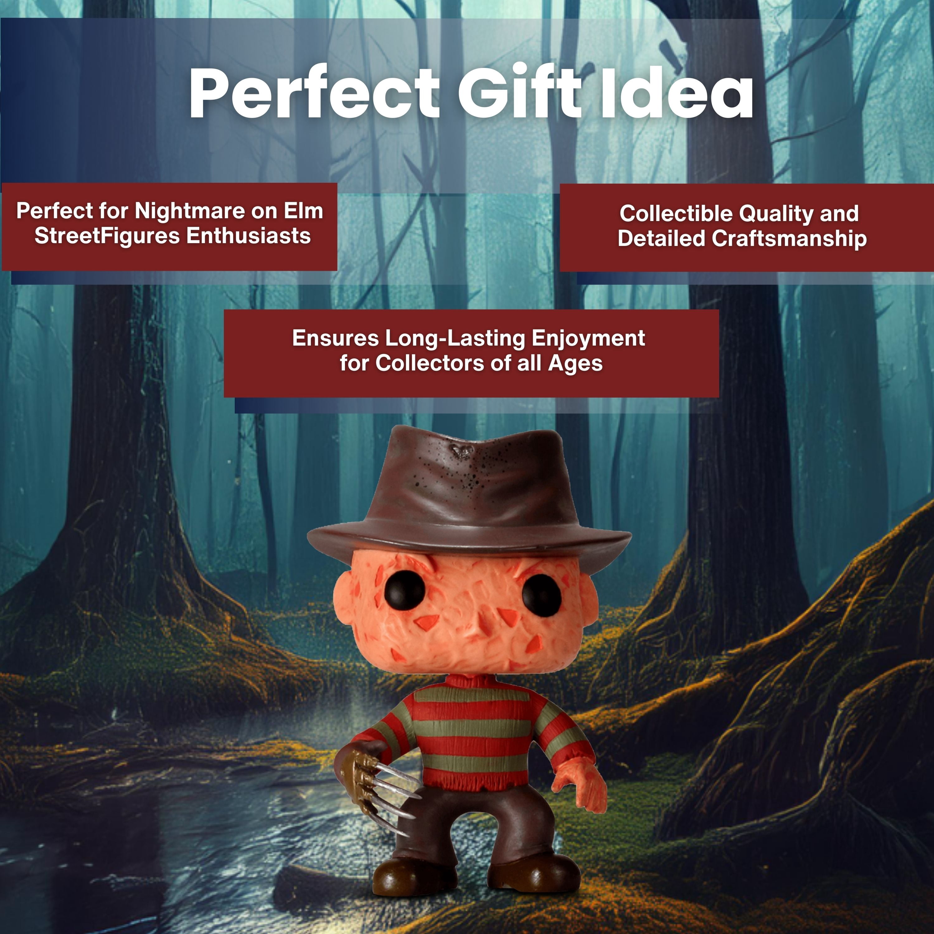 Freddy Krueger Funko Pop! A Nightmare on Elm Street - Collectible Vinyl Figure #02 with Case