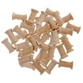 thumbnail image 2 of Abbracc 50 Natural Wooden Classic Bobbin Empty Thread Spools for DIY Coils Sewing Crafts, 2 of 9
