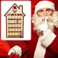 thumbnail image 1 of Adorno de calendario de dibujos animados de Navidad Tema del festival Regalo de vacaciones de madera para niños, 1 of 7
