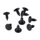 thumbnail image 2 of Riwesomey 100 Uds Clip de sujeción automática para guardabarros de coche, pasador de retención de remache, parachoques para retenedor de panel de Vehículos, repuestos y accesorios Mis Tipo 2 Riwesomey VI2791-02B, 2 of 6