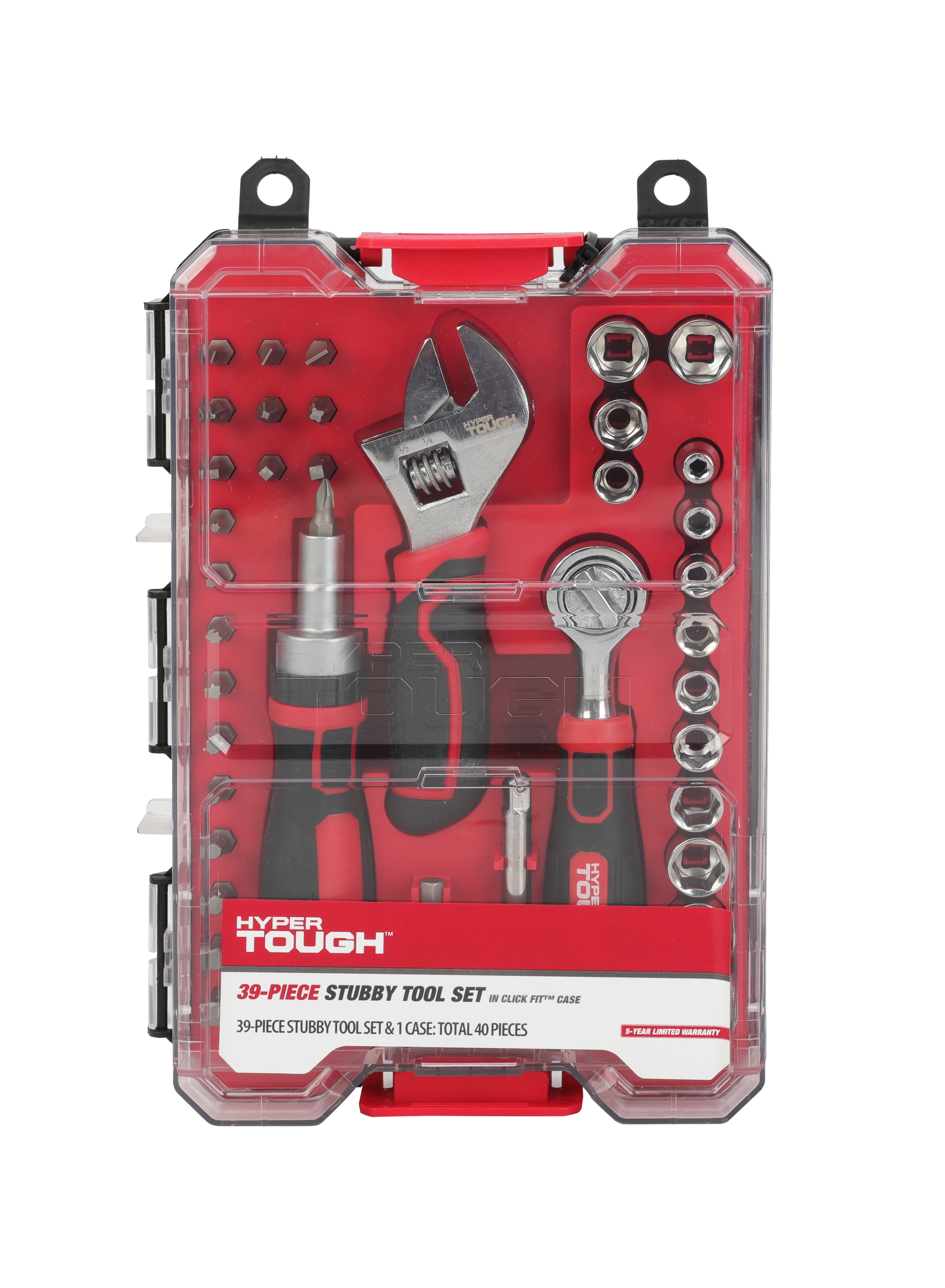 Hyper Tough 38-Piece Stubby Tool Set - Walmart.com