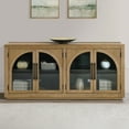 thumbnail image 2 of Steve Silver Magnolia Modern Sideboard with Four Doors and Two Shelves, Sand, 2 of 5