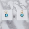 thumbnail image 5 of Arete para Mujer con Cristal Swarovski  en Forma de Cuadrado – Bañado en Oro 14k– Arete Elegante y Brillante, Aretes de Mujer de Moda– Joyería para Mujer de Moda– Regalo especial Ortiz Espinosa Temporada, 5 of 5