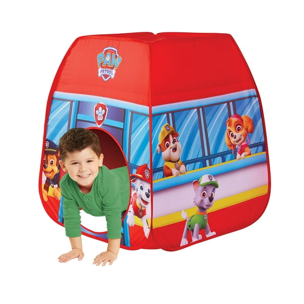 Paw Patrol Character Indoor/Outdoor Play Tent Playhouse for with Easy Pop Up Set, x 28 x 34 inches - Walmart.com