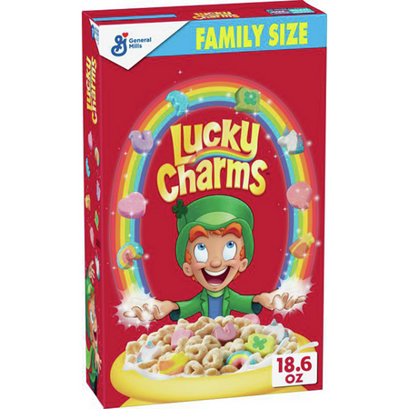General Mills Family Size Lucky Charms Cereal - 18.6oz