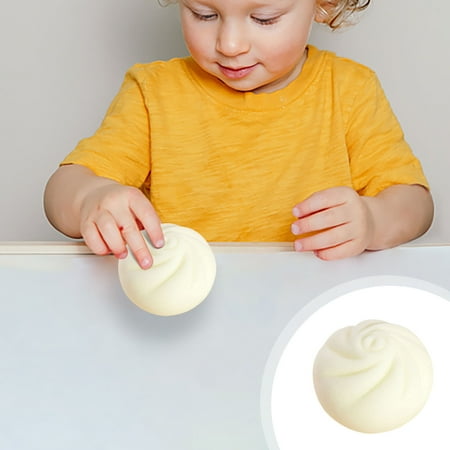 Stijggn Colorful Dumpling Stress Balls Stress Balls Squeeze Squeeze Dough Ball Stress Relief T*oy Squishies Fidget T*oys Stretchy Stress Ball Squish T*oys for Easter Tricking People Playing