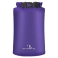 thumbnail image 4 of QualitChoice 1/2/3/5 Dry Bag Waterproof Stuff Sacks Clothes 70D Polyester Water Resistance Storage Pack Large Capacity Sailing Bags Purple/12L 5PCS, 4 of 6