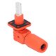 thumbnail image 3 of Conjunto de 2 conectores de almacenamiento de energía, 120 A, enchufe macho, enchufe hembra, conector de almacenamiento de energía fotovoltaica de un solo núcleo, color naranja, 3 of 9