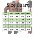 thumbnail image 3 of Men's Trench Coat Notched Lapel Belted Windbreaker Long Jacket Windproof Comfortable Durable Overcoat, L, 3 of 6