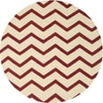 thumbnail image 1 of Ahgly Company Indoor Round Contemporary Golden Blonde Gold Abstract Area Rugs, 4' Round, 1 of 6