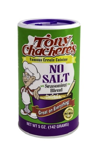 Tony Chachere’s, Seasoning, Cajun, No Salt, 5 oz