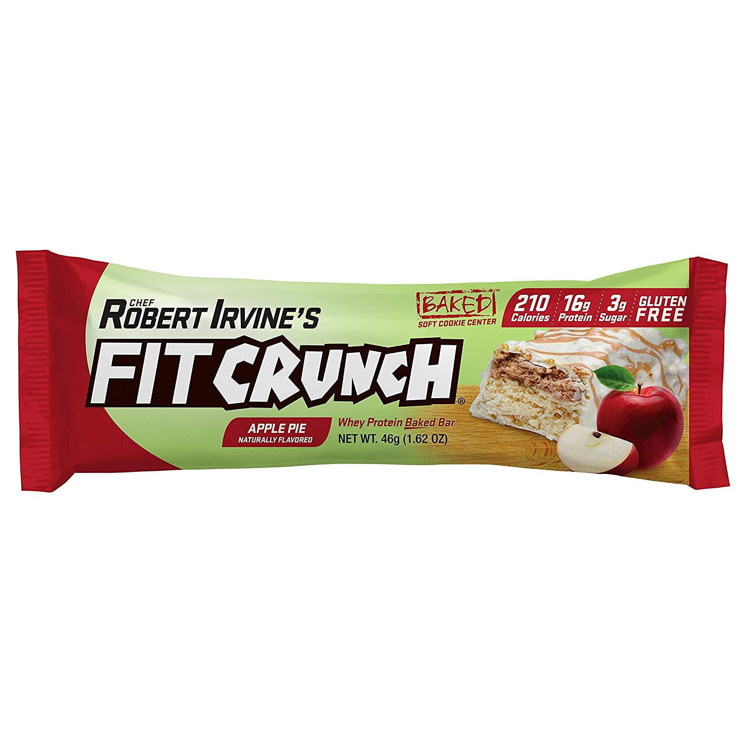 Fit Crunch Snack Size Protein Bar, Apple Pie, 16g Protein, 18 ct.