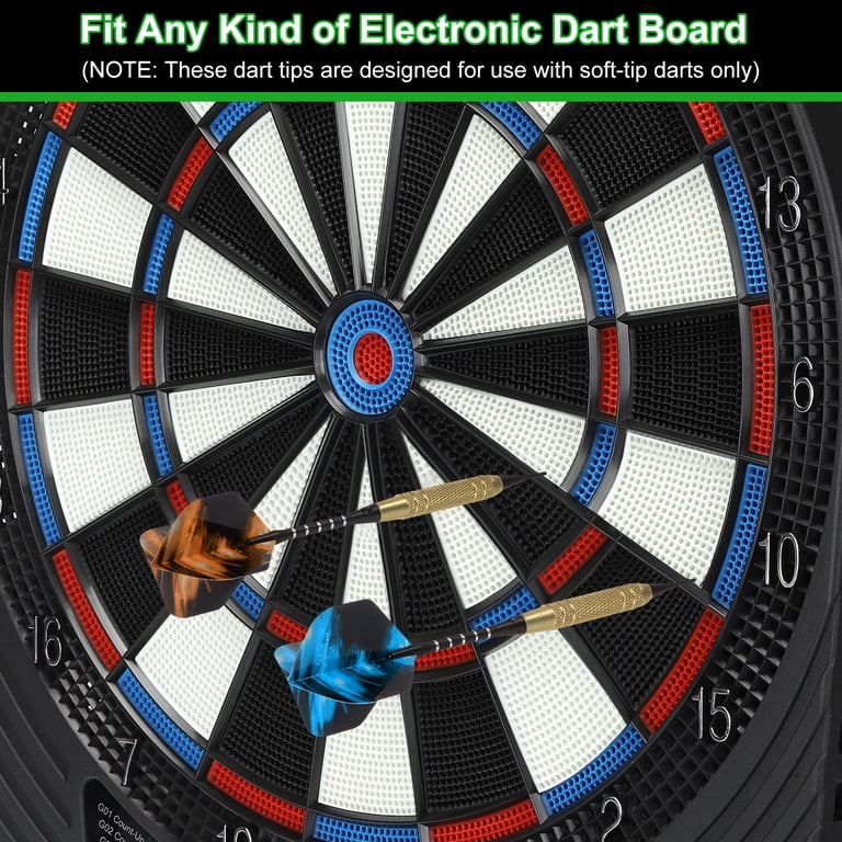 WayArrival Soft Tip Darts Set – 12x 18g Darts, 100 Tips, 24 Flights, Aluminum Shafts, Case, For Electronic Dartboards