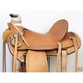 thumbnail image 4 of 15 In Western Horse Wade Saddle American Leather Ranch Roping Tan Kote Hilason, 4 of 8