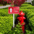 thumbnail image 3 of LIFKOME Garden Emergency Safety Sign Fire Hydrant Sign Red Foam Board for Fire Equipment 1Pcs, 3 of 6