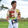 thumbnail image 3 of Saiise Sanrio C Mens Golf Shirt Moisture Wicking Dry Fit Mens Polo Shirts Dry Fit Performance Men's Golf Shirts Regular Fit Fashion Print, 3 of 7