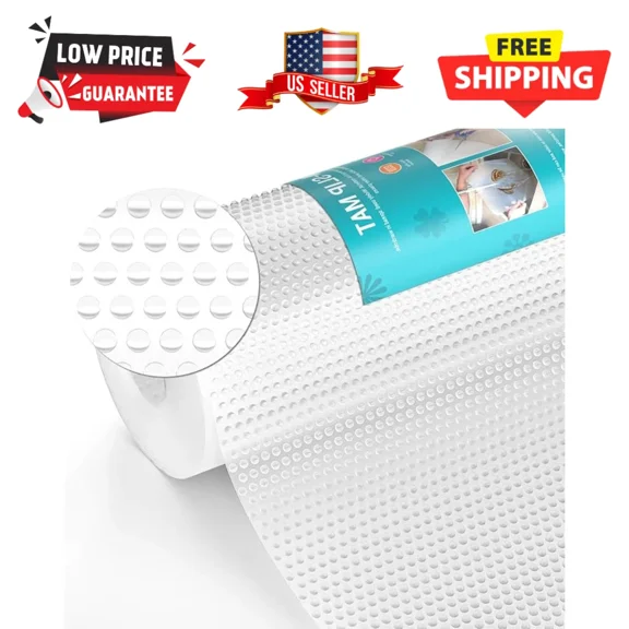 Cabinet Liners Non Slip Waterproof Clear Kitchen Drawer Shelf Liner Us