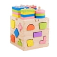 thumbnail image 2 of Juguete de forma geométrica, juguete de inteligencia, juguete de desarrollo, juguetes interactivos para padres e hijos, clasificador de formas, Estilo A Salvador Dali Juego de correspondencias, 2 of 10