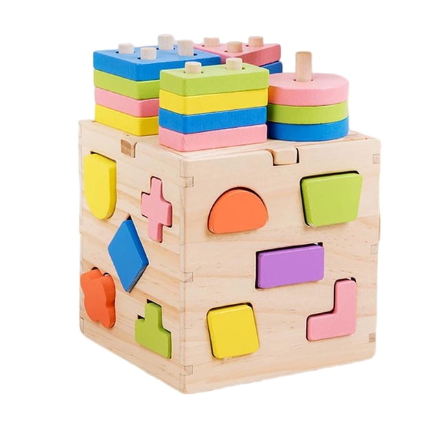 Montessori Geometría Forma Juguetes pequeños Rompecabezas Juguete Aprendizaje educativo temprano Juguetes educativos tempranos para en Estilo A Sunnimix Juego de correspondencias