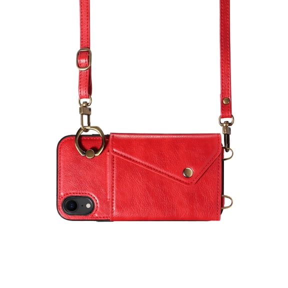 Crossbody Phone Case for iPhone XR, Adjustable and Removeable Shoulder Strap 47"
