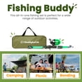 thumbnail image 5 of DaddyGoFish Kids Fishing Pole - Rod Reel Combo Tackle Box Starter Set - First Year Small Gear Kit for Boys Girls Toddler Youth Age Beginner Little Children (Essential Set, Green, 5ft), 5 of 6