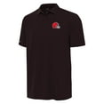 thumbnail image 2 of Men's Antigua Brown Cleveland Browns Era Polo, 2 of 3