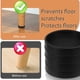 thumbnail image 4 of Inteprter 4 posavasos negros antideslizantes para muebles, excelentes y mejorados, buena protección, almohadillas antideslizantes para muebles Conjuntos de muebles de sala de estar, 4 of 6