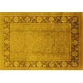 thumbnail image 1 of Ahgly Company Indoor Rectangle Oriental Yellow Industrial Area Rugs, 7' x 9', 1 of 4