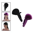 thumbnail image 1 of 2Pack Mujeres Hombres Elegante Bandana Sombrero Musulmán Hugo Bandana de terciopelo Durag, 1 of 10