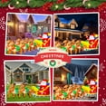 thumbnail image 3 of MagParty inflable navideño de 12 pies con reno de Papá Noel, 3 of 7