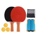 thumbnail image 2 of Table Tennis Racket Set Portable Telescopic Ping Pong Paddle Kit With Retractable Net 3 Ball Durable Family Games Set 10, 2 of 6