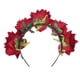 thumbnail image 3 of CRÁNEO ROSA Diadema Disfraz de mujer Hugo diademas de flores de halloween, 3 of 9