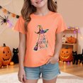 thumbnail image 2 of KPVEVIQ Toddler Halloween Shirt Kid Cute Witch Broomstick Tees Boys Girls Halloween Tops Clothes, 2 of 5