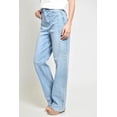 thumbnail image 4 of Jeans recto con pedreria /Juvenil, 7413 (Azul claro) azul 3, 4 of 5