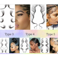 thumbnail image 3 of destyer Hair Edge Sticker Waterproof Hairline Fringe Decal Temporary Baby Bang Tail Sticker, Pattern 3, 3 of 3