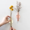 thumbnail image 4 of 2 piezas de tubo de flores en para colgar en , florero de metal, decoración artística de hierro, 4 pulgadas Soledad Floreros colgantes de pared, 4 of 9