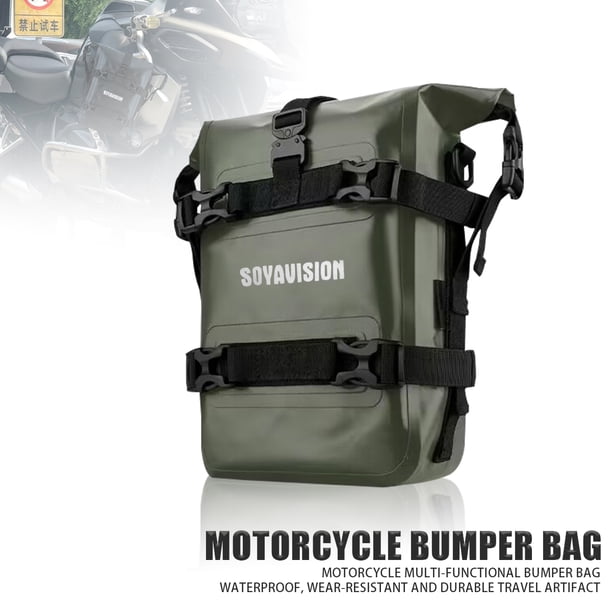 Bolsa impermeable para colocación de herramientas de reparación, bolsa para BMW R1200GS R1250GS HONDA Suzuki DL650 v-strom, bolsa de barras de choque para marco de motocicleta