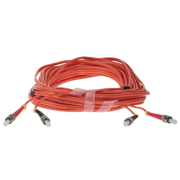 SF Cable ST-ST Duplex Multimode 62.5/125 Fiber Optic Cable, 3 meter