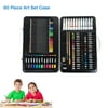 Besmall Mont Marte Painting Set Artist Case Sketching Craft Art Drawing Box Kit Drawing Deluxe Art Set 90 Pieces CASE Studio Essentials Mixed Media Art Set