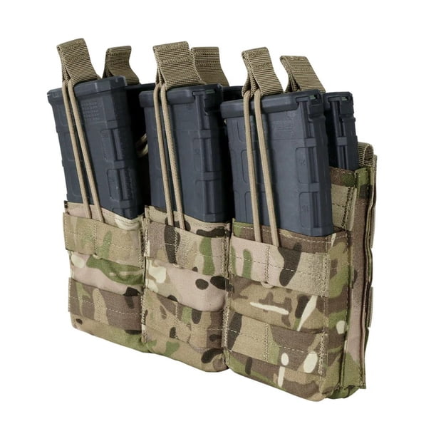 MA44-008 PORTA CARGADOR TRIPLE M4 MULTICAM MARCA CONDOR