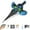 Blue, variant on Flying Sword Drone, Remote Control Flying Machine with Gesture Control, 360° Flip LED Lights, RC Flying Toy for Adults Beginners, Indoor Outdoor Hovering Aircraft Blue