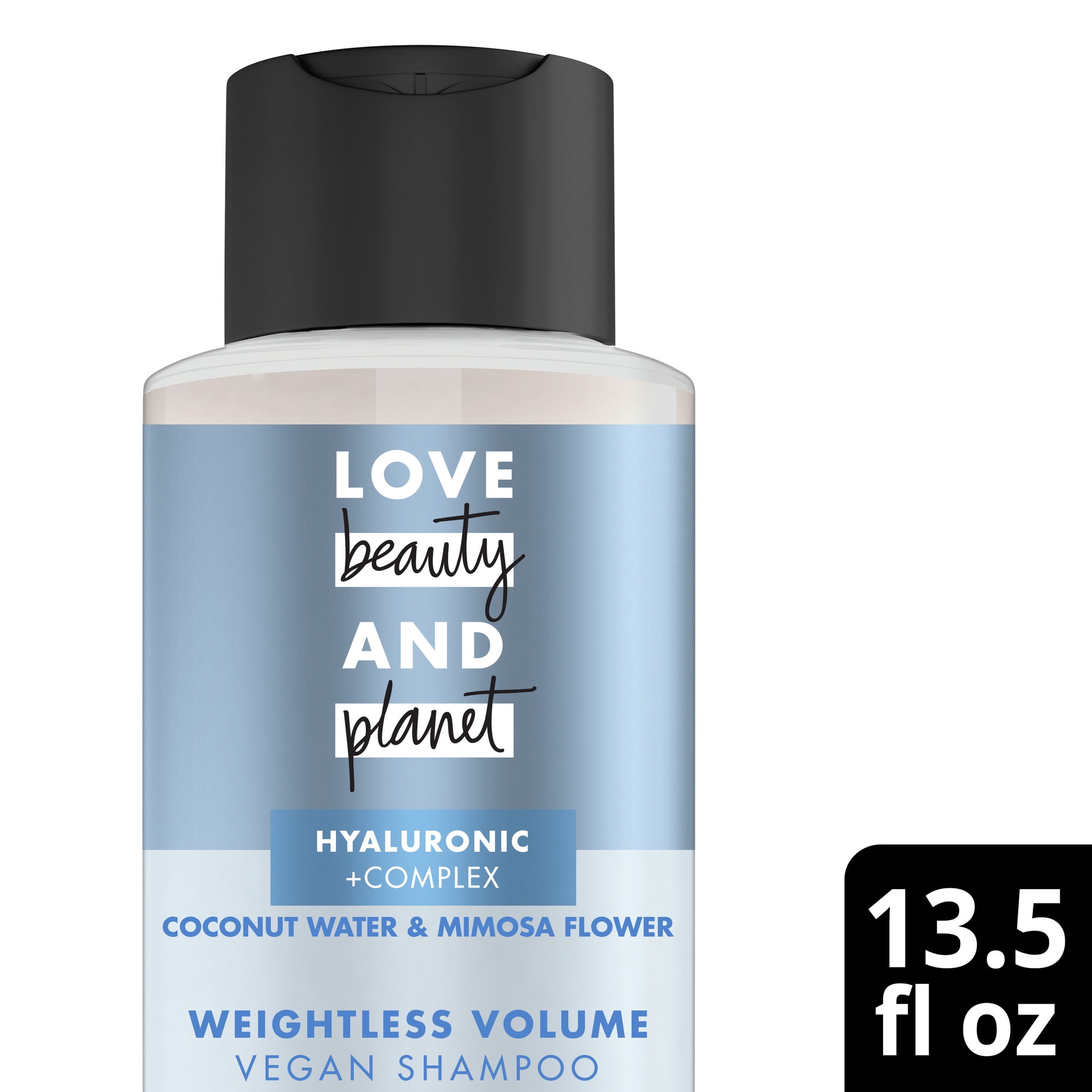 Love Beauty and Planet Daily Shampoo with Coconut Water All Hair Types, Mimosa Flower, 13.5 fl oz