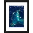 thumbnail image 2 of Satellite view of Eleuthera Island and Atlantic Ocean, Bahamas, Scenic Framed Art Print Wall Art Sold by Art.Com, 2 of 5