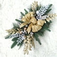 thumbnail image 2 of Christmas Staircase Bow Pendant Teardrop Swag Stair Railing Decorative Swag, 2 of 6