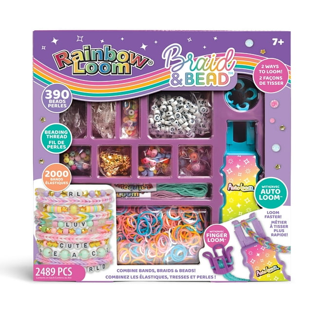 Rainbow Loom Braid and Bead Jewelry Kit