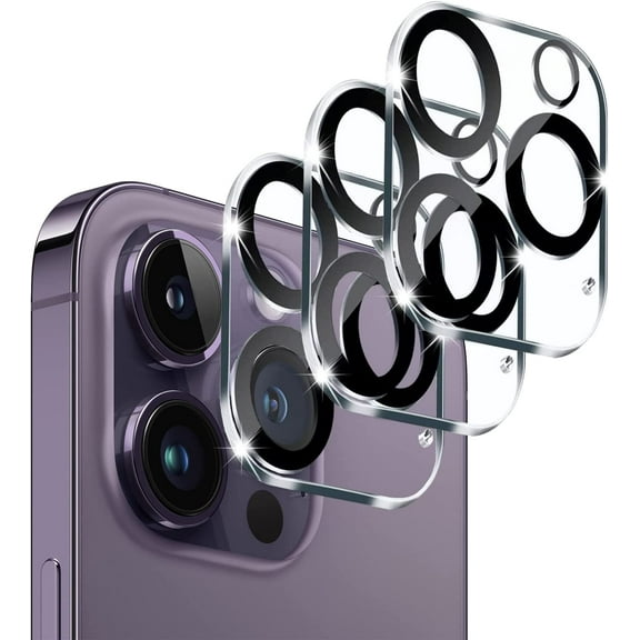 iPhone 14 Pro Max Camera Lens Protector, Set of 3,for iPhone 14 Pro/iPhone 14 Pro Max Camera Lens Protector