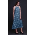 thumbnail image 3 of Bimba Robe de Plage Imprimée Géométrique Décontractée Longue Dos Nu Col Licou Femme-TTTG, 3 of 6