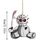 thumbnail image 3 of Adornos para árbol de películas de terror, adornos colgantes creativos de terror para Halloween, adornos colgantes de terror para coche, mini adornos para árbol de Halloween, adornos navideños para de, 3 of 4