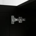 thumbnail image 6 of ModMakers 4-Door Wardrobe Armoire Closet with Hanging Rod, Modern Wood Wardrobe Storage Cabinet with Drawers, Black, 6 of 8